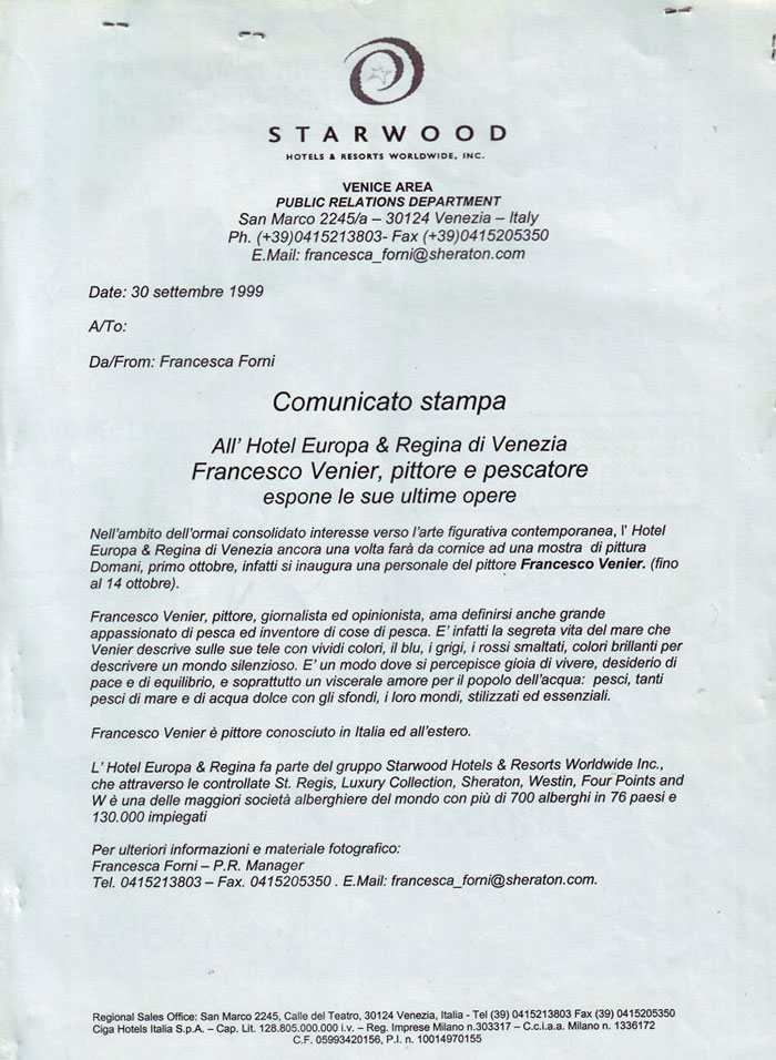 Comunicato stampa